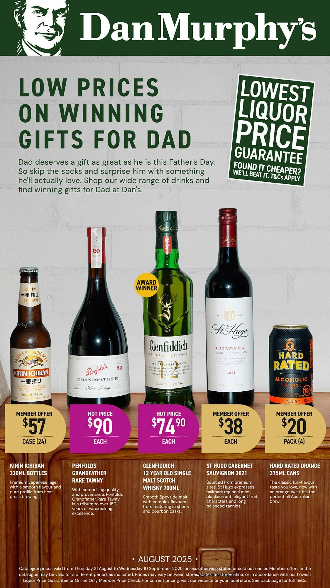 Dan Murphy's catalogue - Catalogue valid from 21 August to 10 September 2025 - page 1