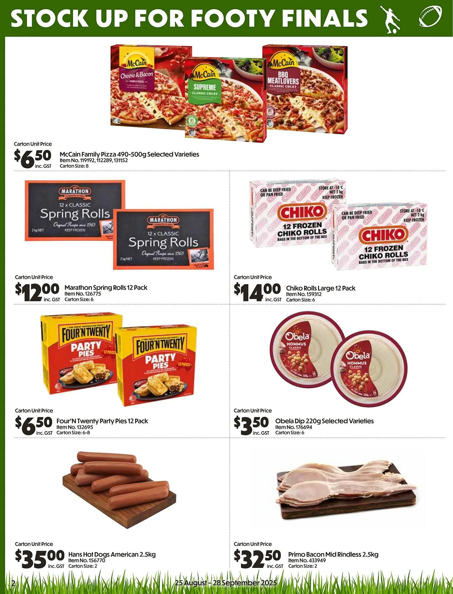 Campbells Wholesale catalogue - Catalogue valid from 25 August to 28 September 2025 - page 2
