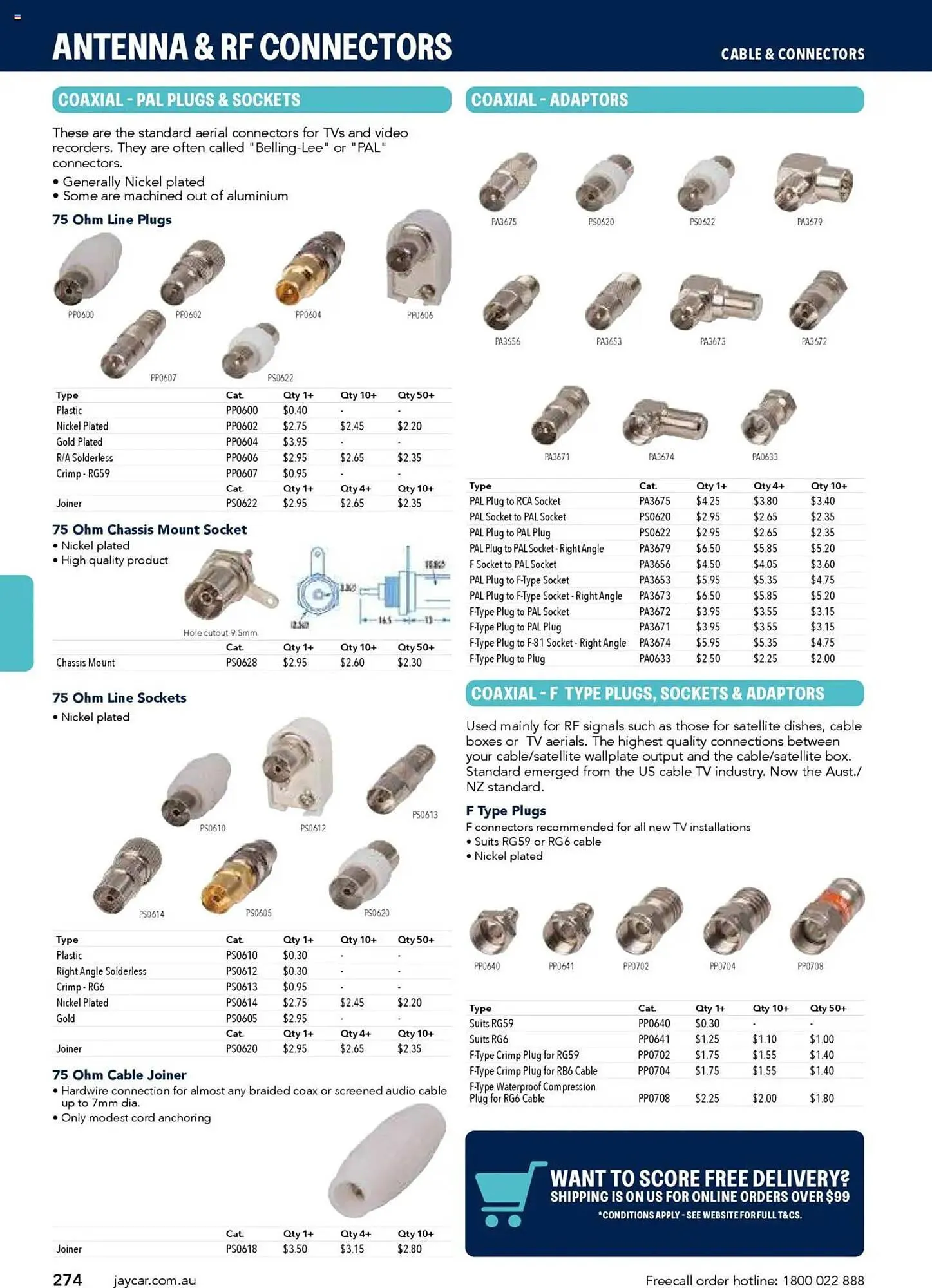 Jaycar Electronics catalogue - Catalogue valid from 8 July to 9 July 2026 - page 274