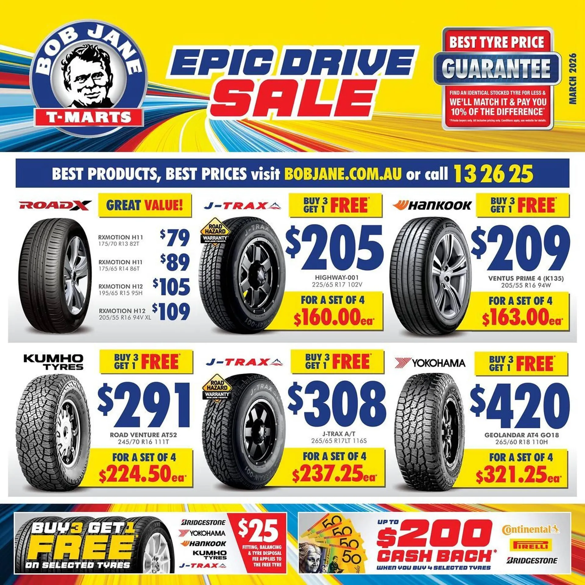 Bob Jane T-Marts catalogue - Catalogue valid from 1 March to 31 March 2026 - page 1