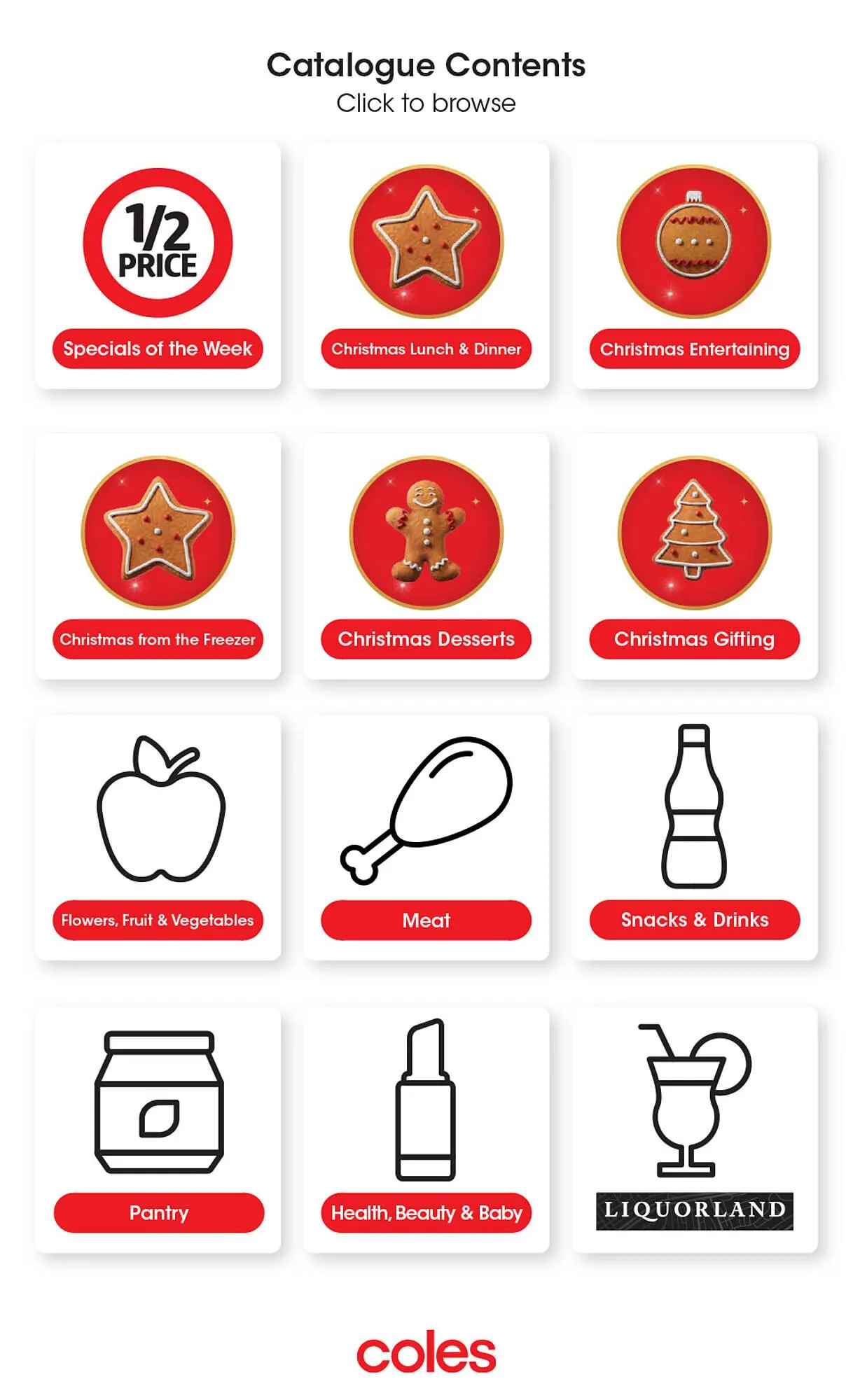 Coles catalogue - Catalogue valid from 18 December to 24 December 2024 - page 1