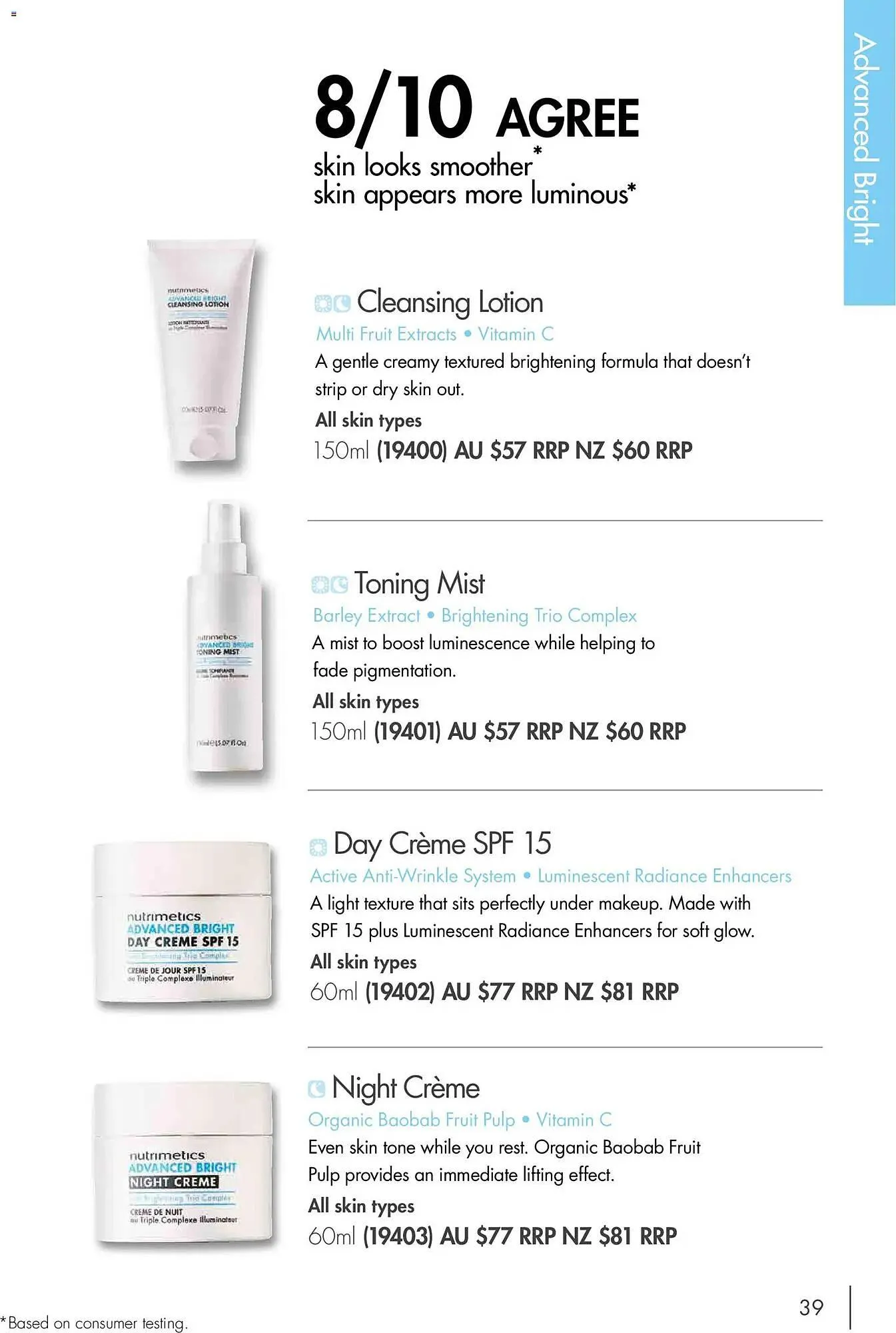 Nutrimetics catalogue - Catalogue valid from 31 December to 31 December 2026 - page 39