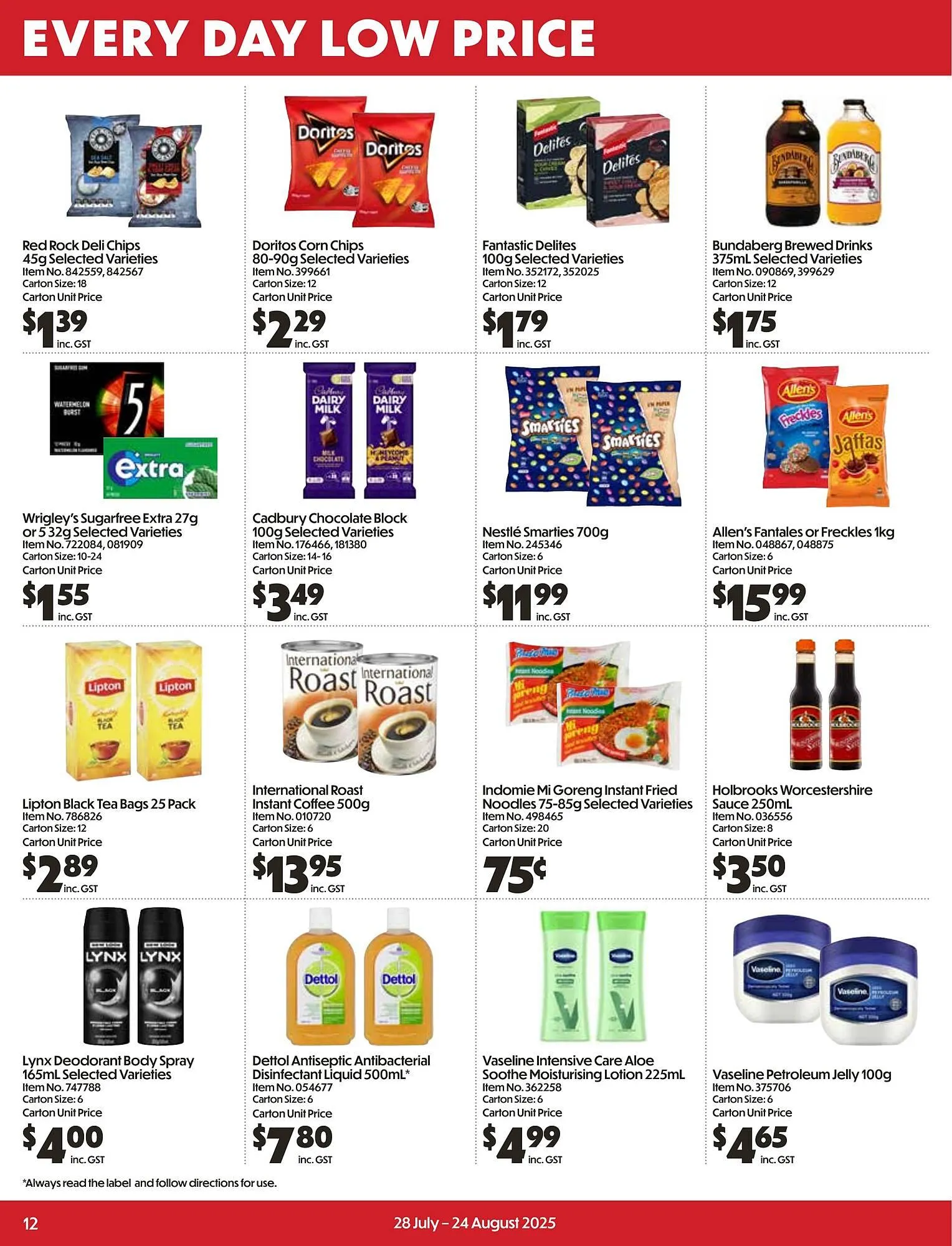 Campbells Wholesale catalogue - Catalogue valid from 28 July to 24 August 2025 - page 12