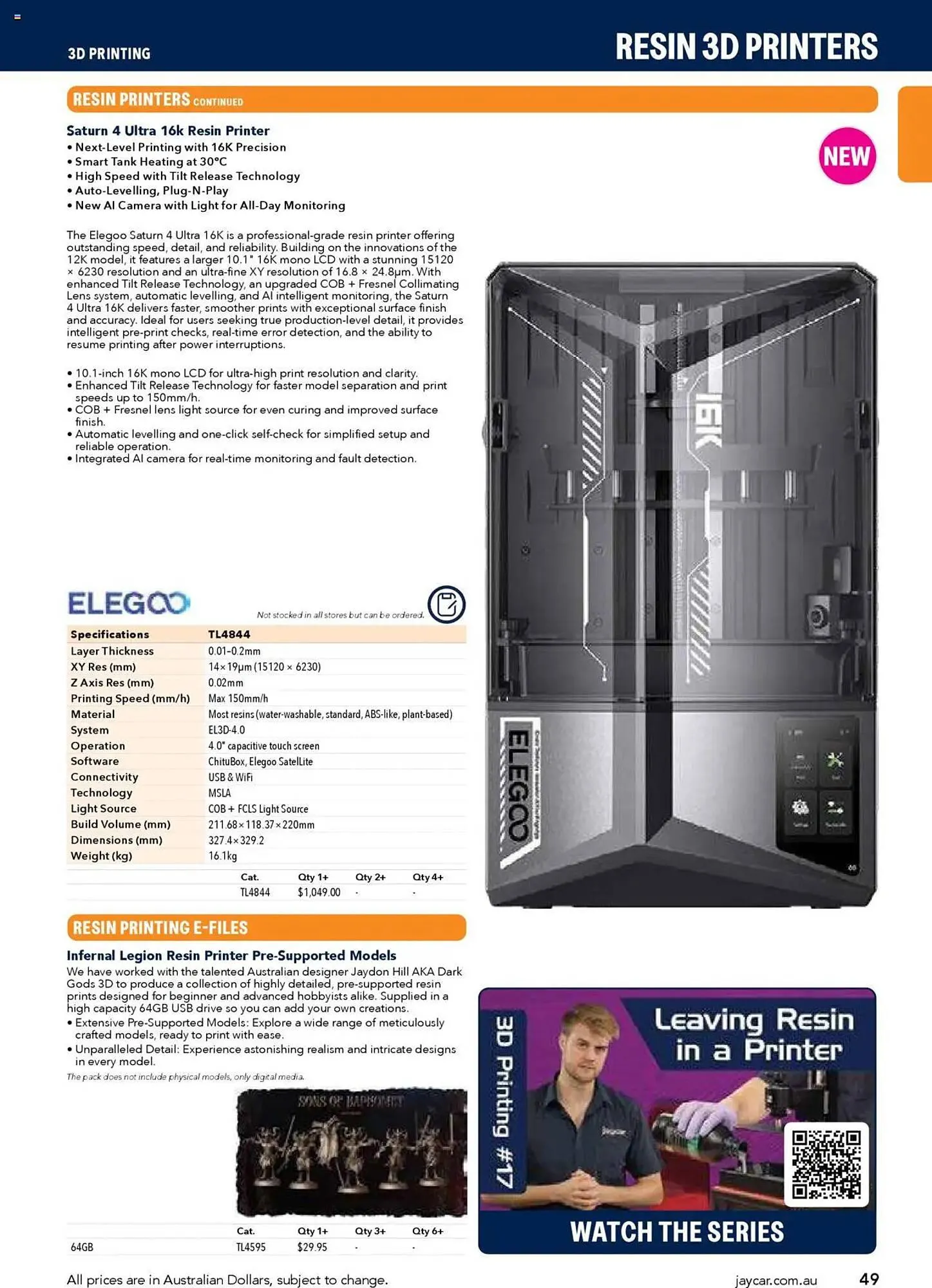 Jaycar Electronics catalogue - Catalogue valid from 8 July to 9 July 2026 - page 49