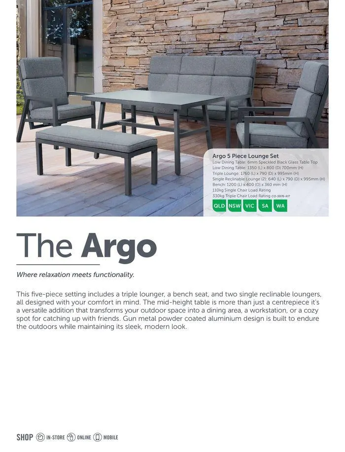 Outdoor Furniture Lookbook - Catalogue valid from 18 September to 18 December 2025 - page 12