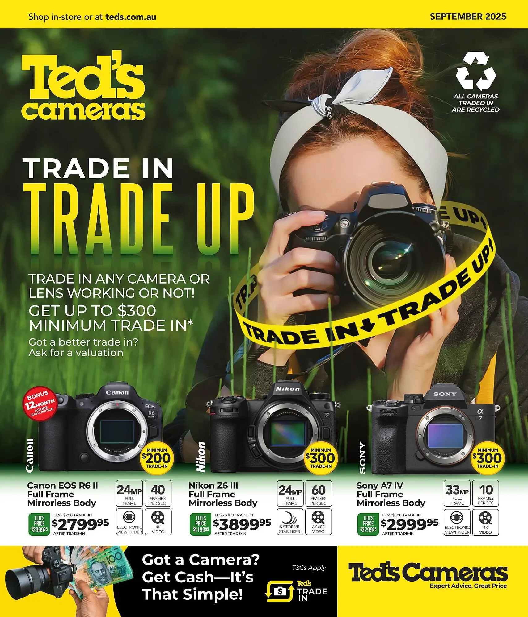 Teds Cameras catalogue - Catalogue valid from 1 September to 30 September 2025 - page 1