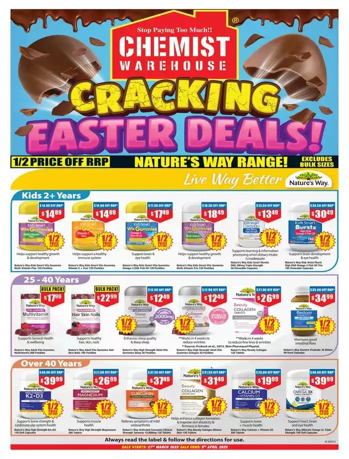 Cracking Easter Deals - Catalogue valid from 27 March to 9 April 2025 - page 1