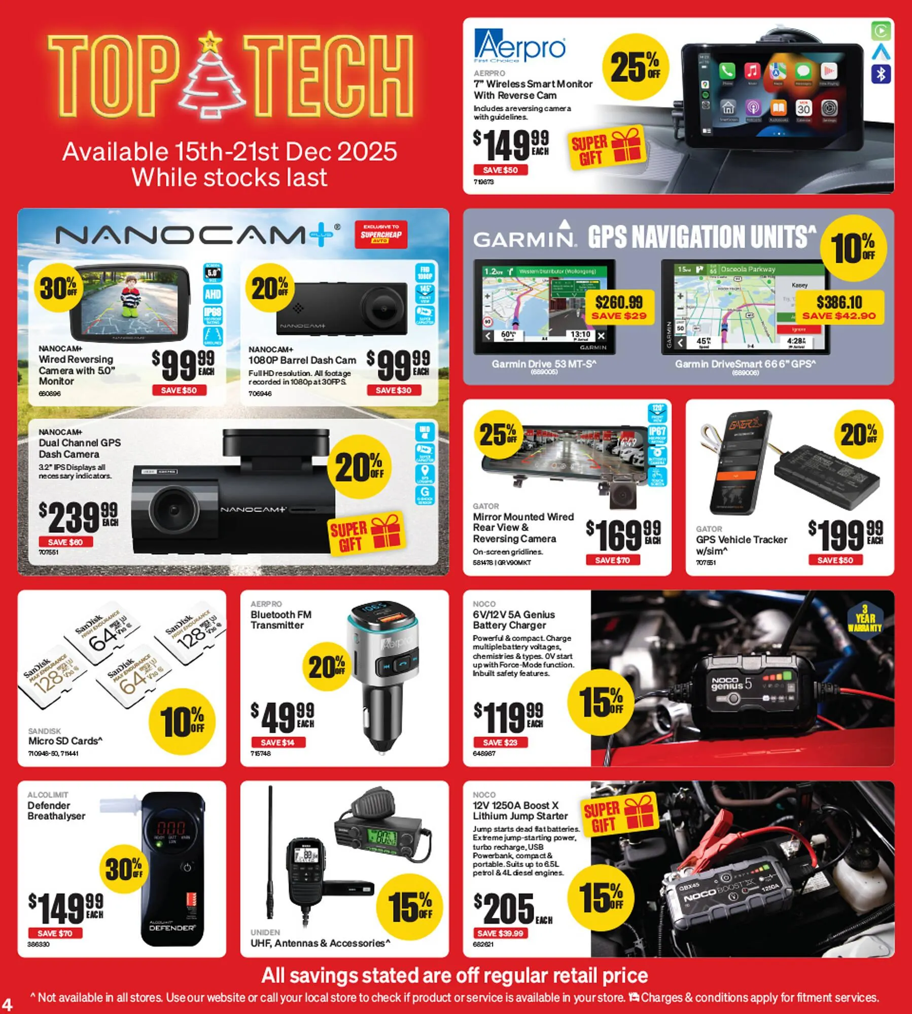 SuperCheap Auto catalogue - Catalogue valid from 15 December to 21 December 2025 - page 4