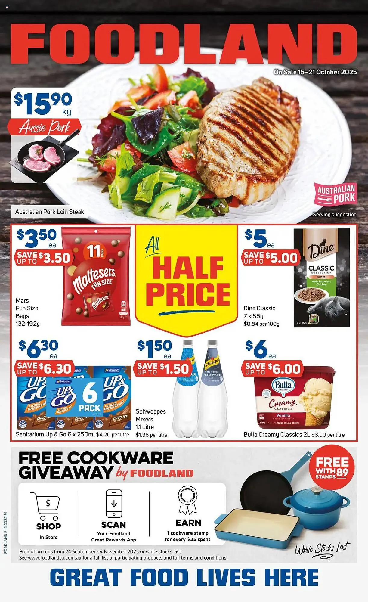 Foodland catalogue - Catalogue valid from 15 October to 21 October 2025 - page 1