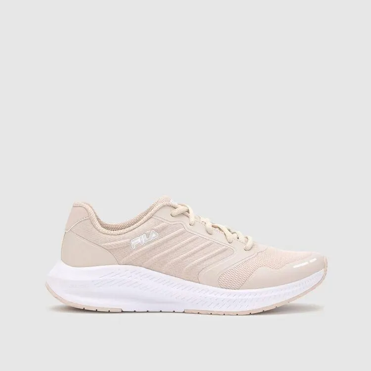 FILA Women's Solarstride 4 Performance Runner Shoes Blush & White