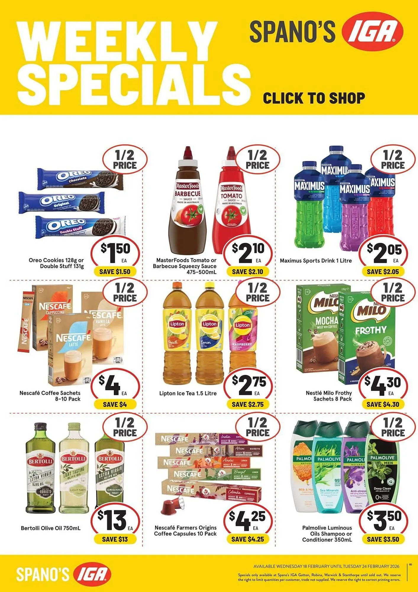 IGA catalogue - Catalogue valid from 18 February to 24 February 2026 - page 2
