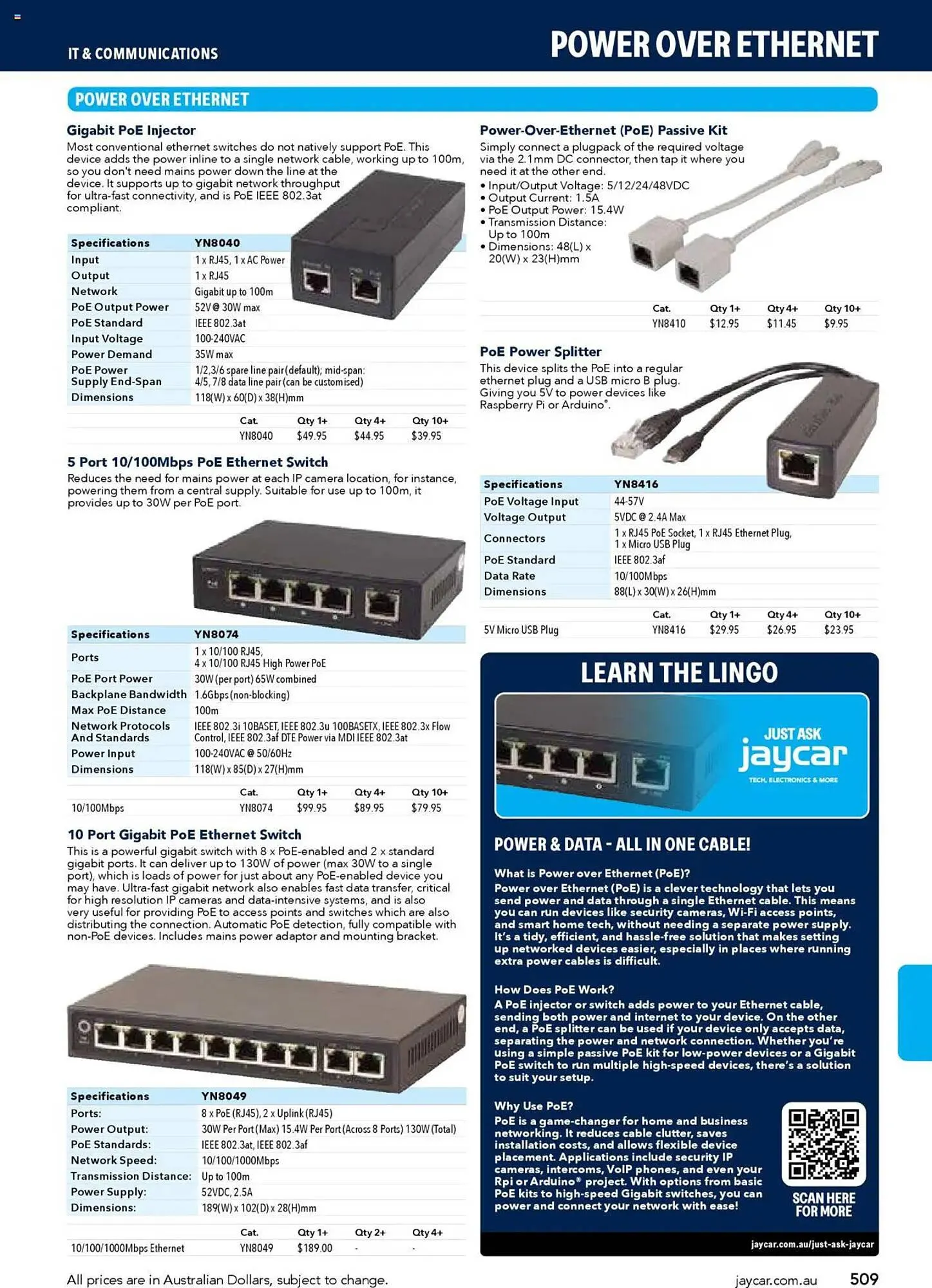 Jaycar Electronics catalogue - Catalogue valid from 8 July to 9 July 2026 - page 509