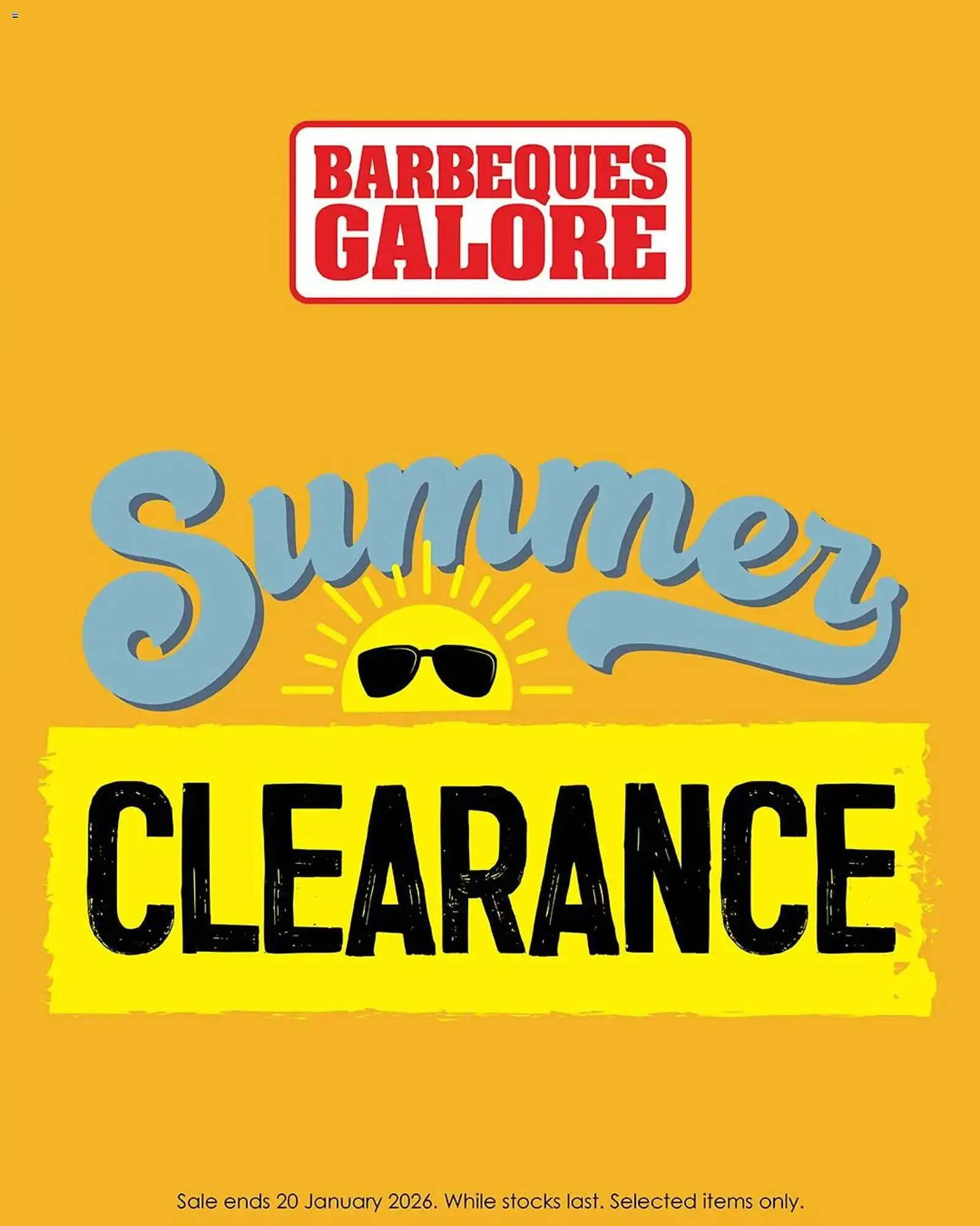 Barbeques Galore catalogue - Catalogue valid from 8 January to 20 January 2026 - page 1