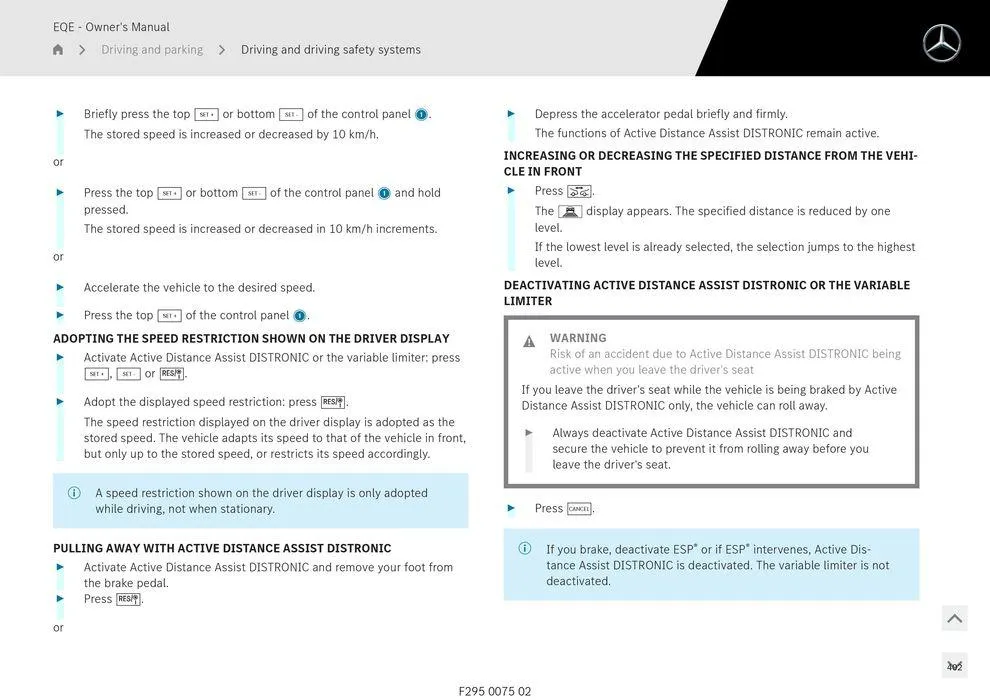 EQE Sedan - Catalogue valid from 11 September to 11 September 2025 - page 402