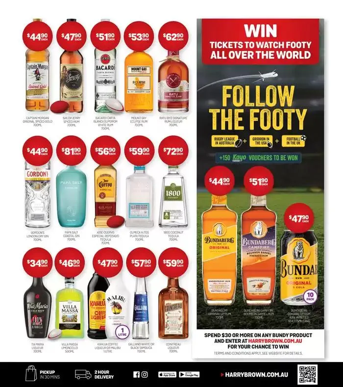 Kick Off The Footy Season at Harry's - Catalogue valid from 5 March to 1 April 2025 - page 9