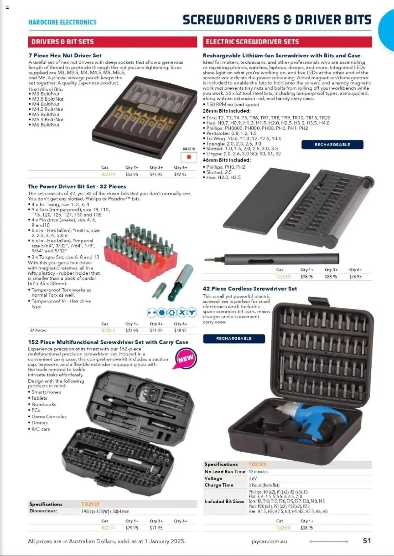 Jaycar Celebrating 40 Years in Electronics - Catalogue valid from 1 January to 29 August 2025 - page 43