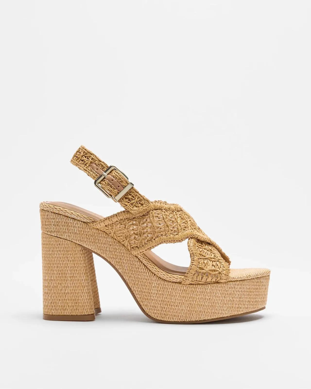 Womens Platform Heel - Pippa - Natural