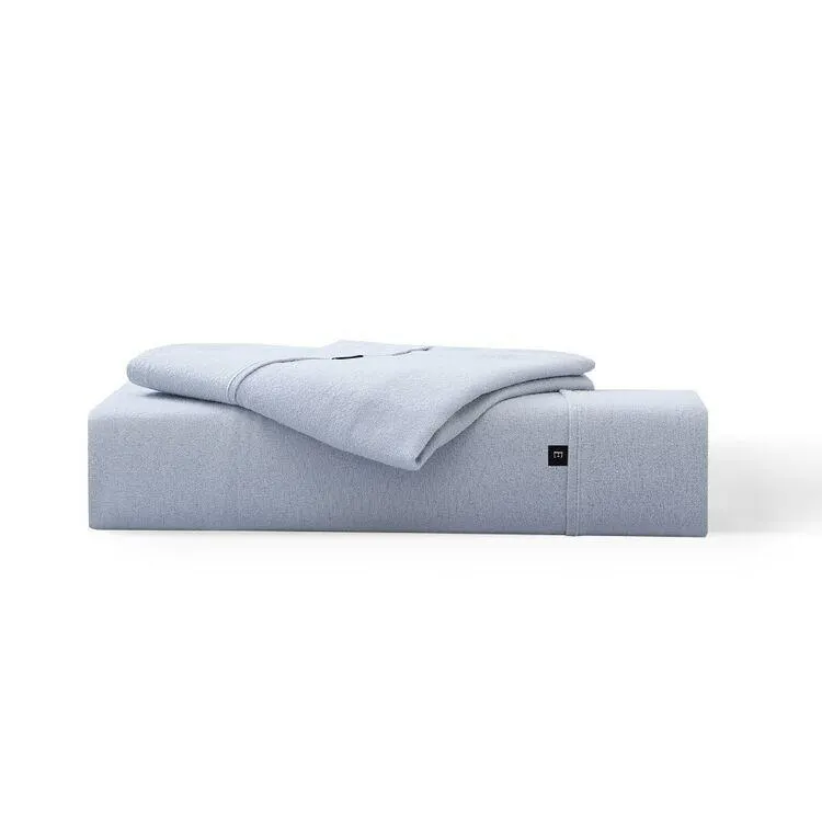 Elysian Chester Flannelette Sheet Set Grey