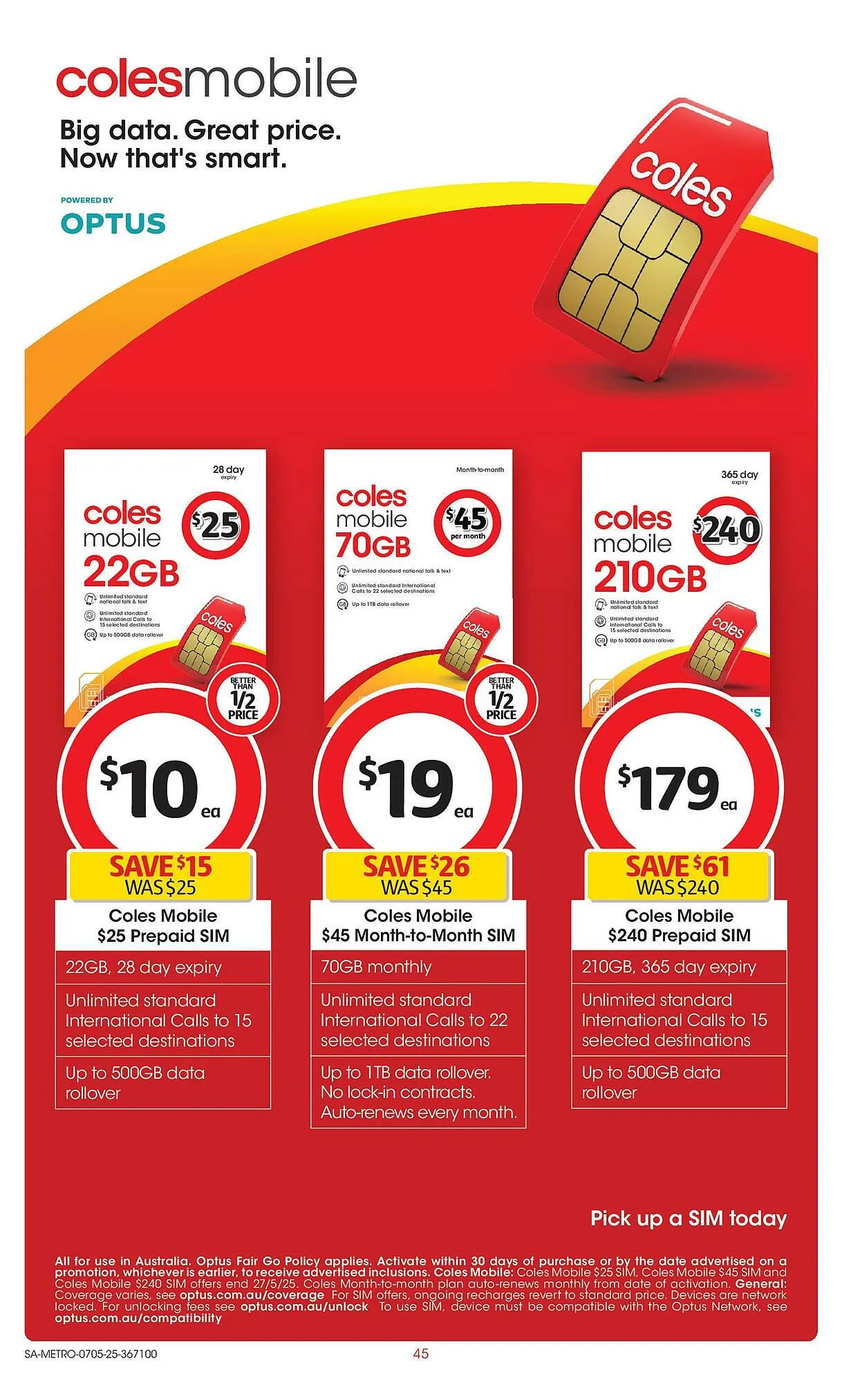 Coles catalogue - Catalogue valid from 6 May to 13 May 2025 - page 45