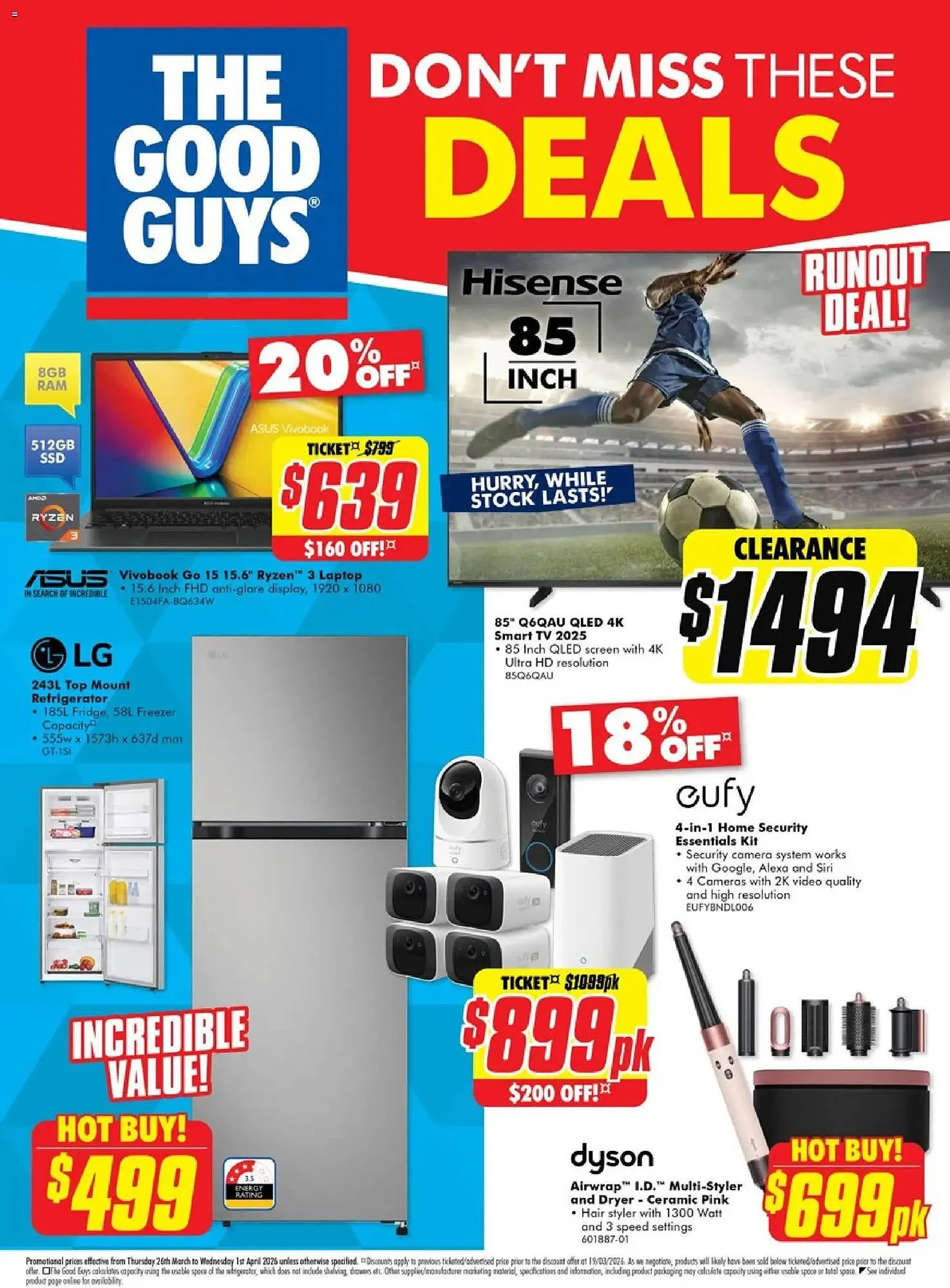 The Good Guys catalogue - Catalogue valid from 24 March to 1 April 2026 - page 1