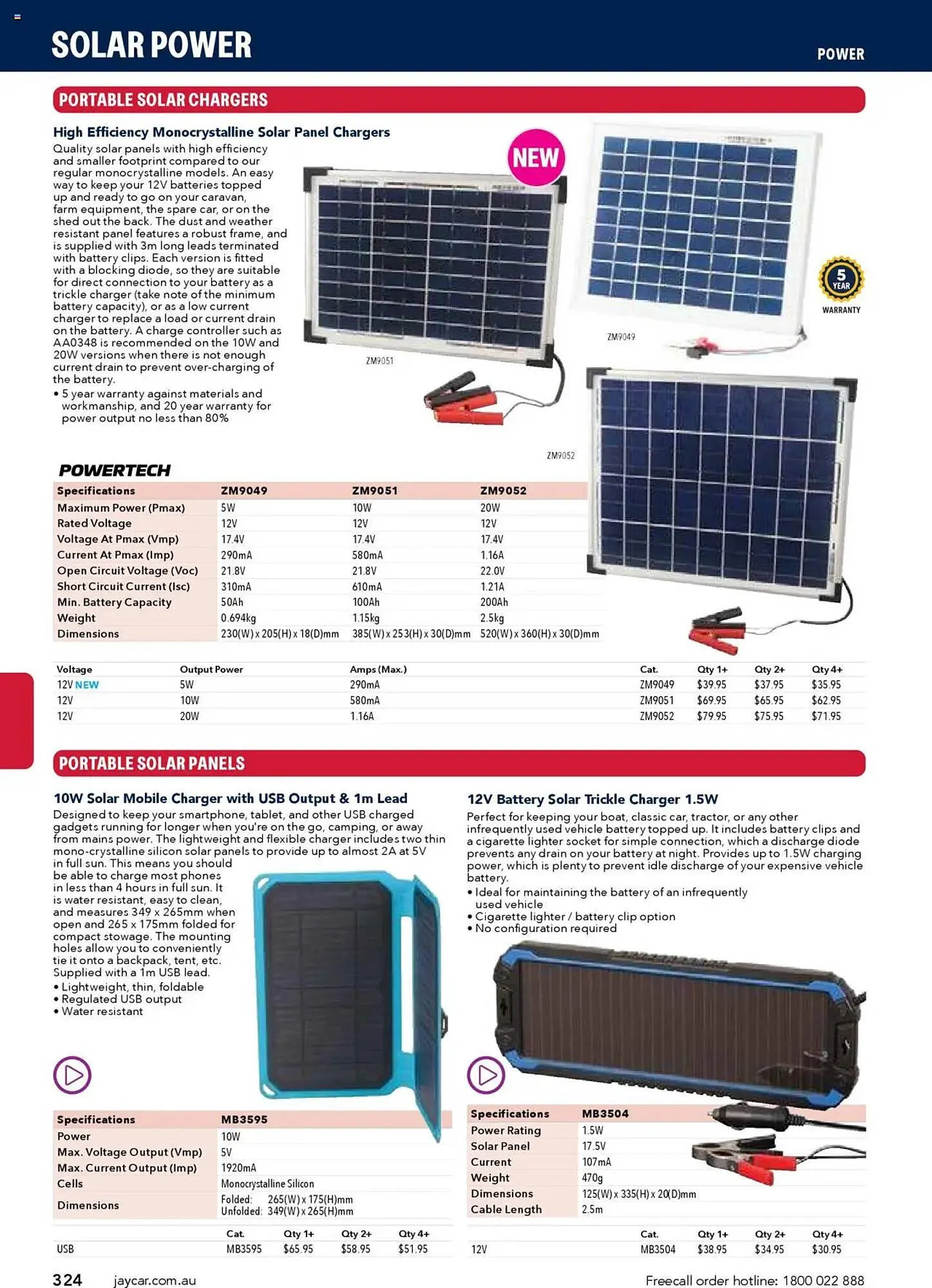 Jaycar Electronics catalogue - Catalogue valid from 8 July to 9 July 2026 - page 324