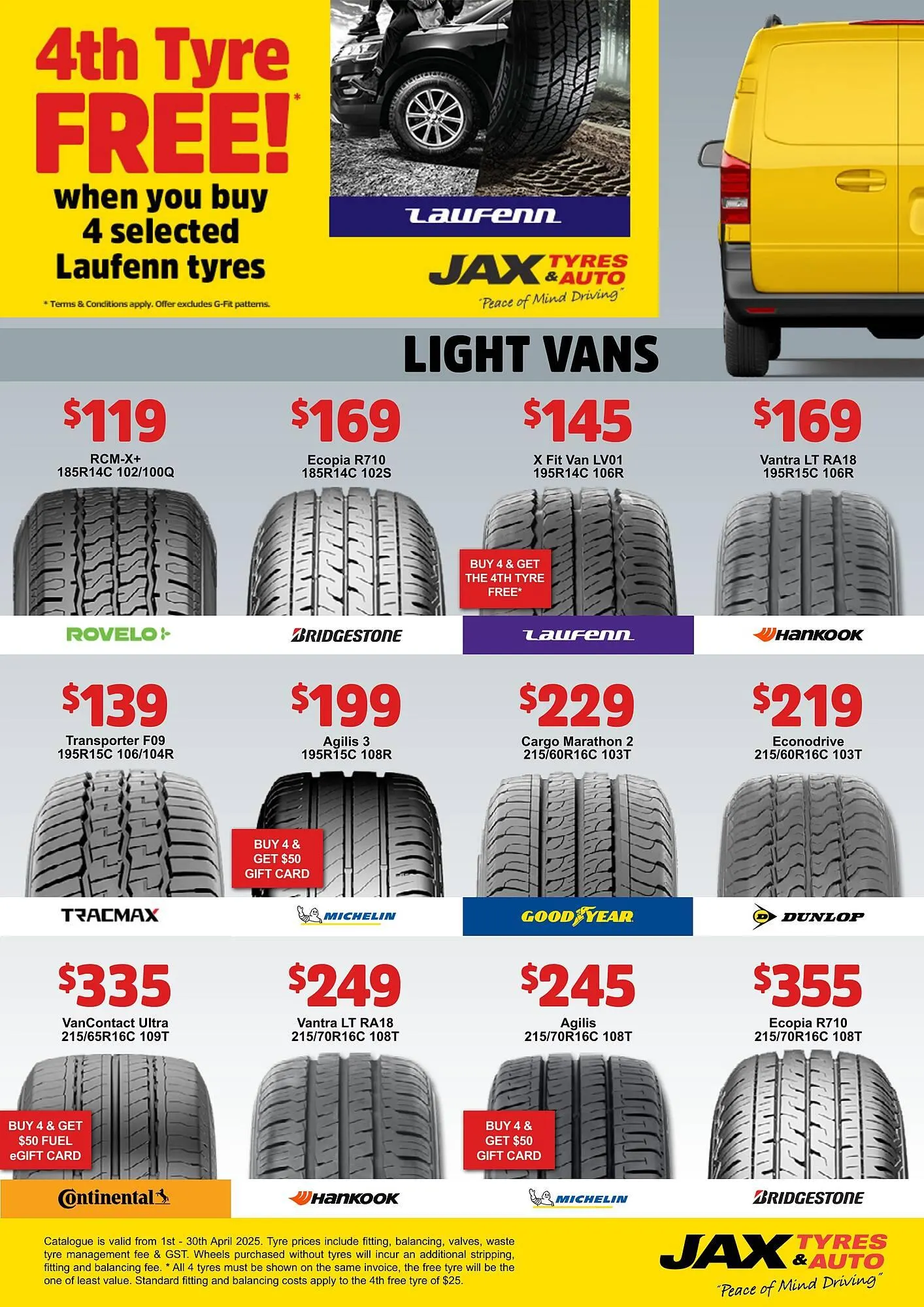 Jax Tyres catalogue - Catalogue valid from 1 April to 30 April 2025 - page 7