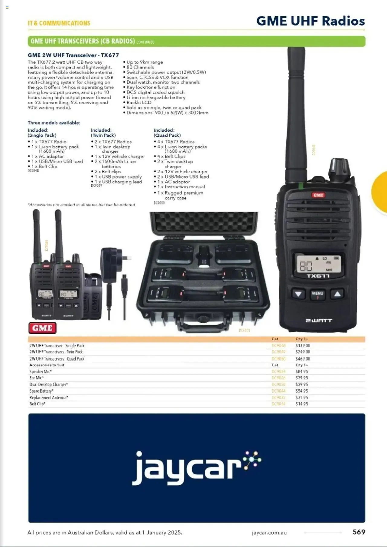 Jaycar Celebrating 40 Years in Electronics - Catalogue valid from 1 January to 29 August 2025 - page 497