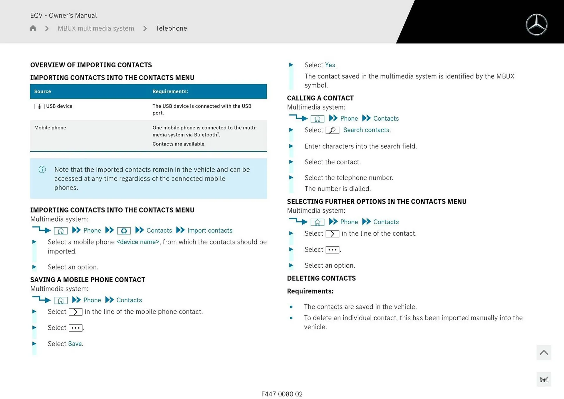 Mercedes-Benz catalogue - Catalogue valid from 11 September to 11 September 2025 - page 541