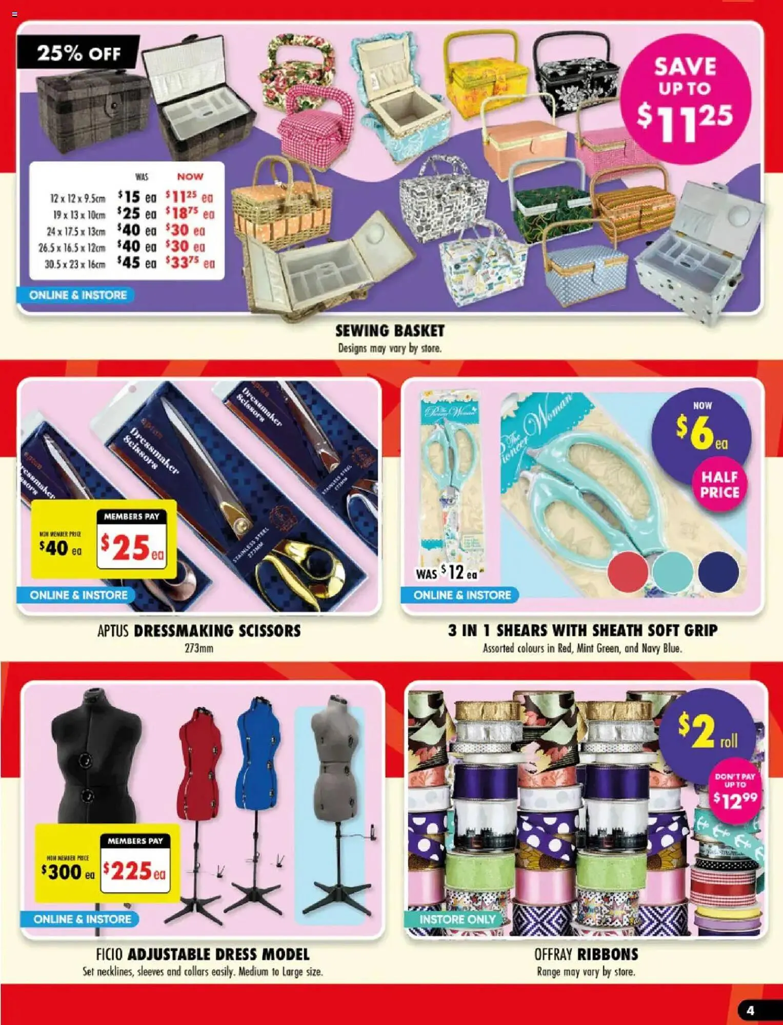 Lincraft catalogue - Catalogue valid from 30 June to 13 July 2025 - page 4