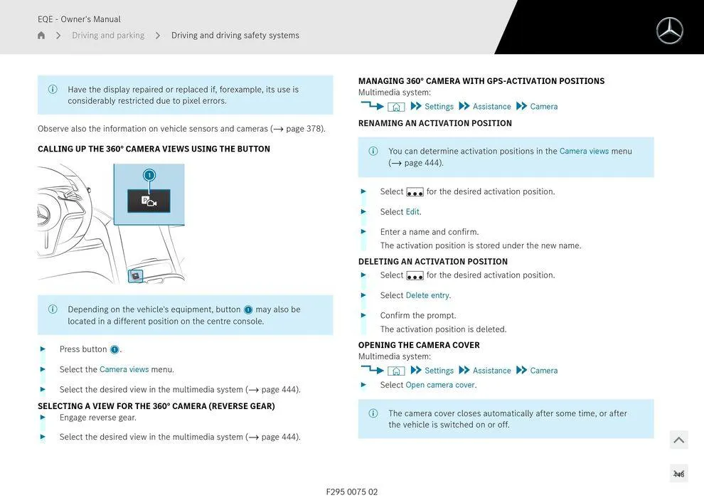 EQE Sedan - Catalogue valid from 11 September to 11 September 2025 - page 448