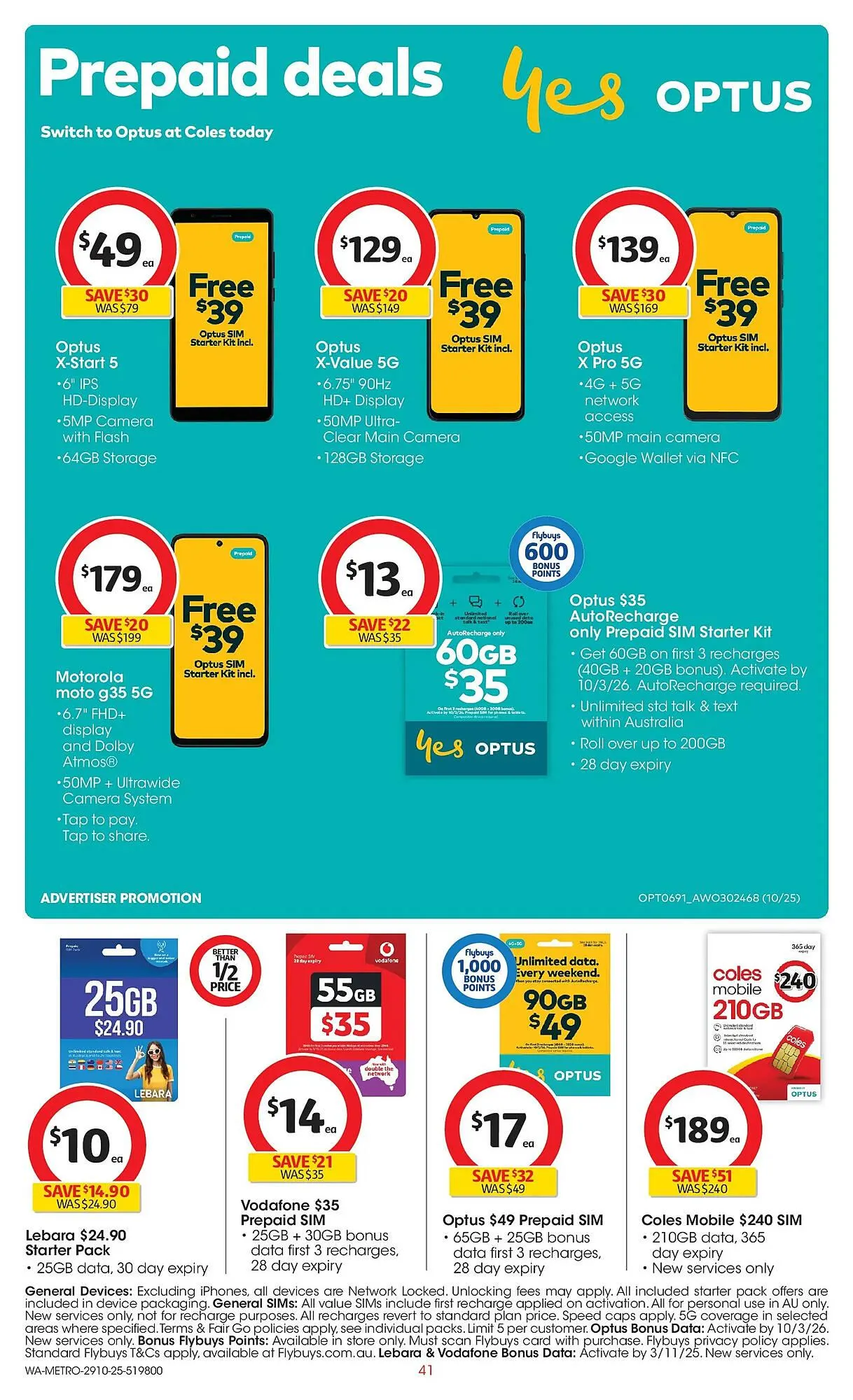 Coles catalogue - Catalogue valid from 29 October to 4 November 2025 - page 41