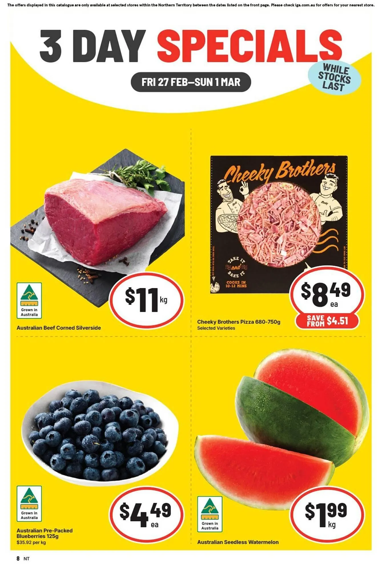 IGA catalogue - Catalogue valid from 27 February to 1 March 2026 - page 1