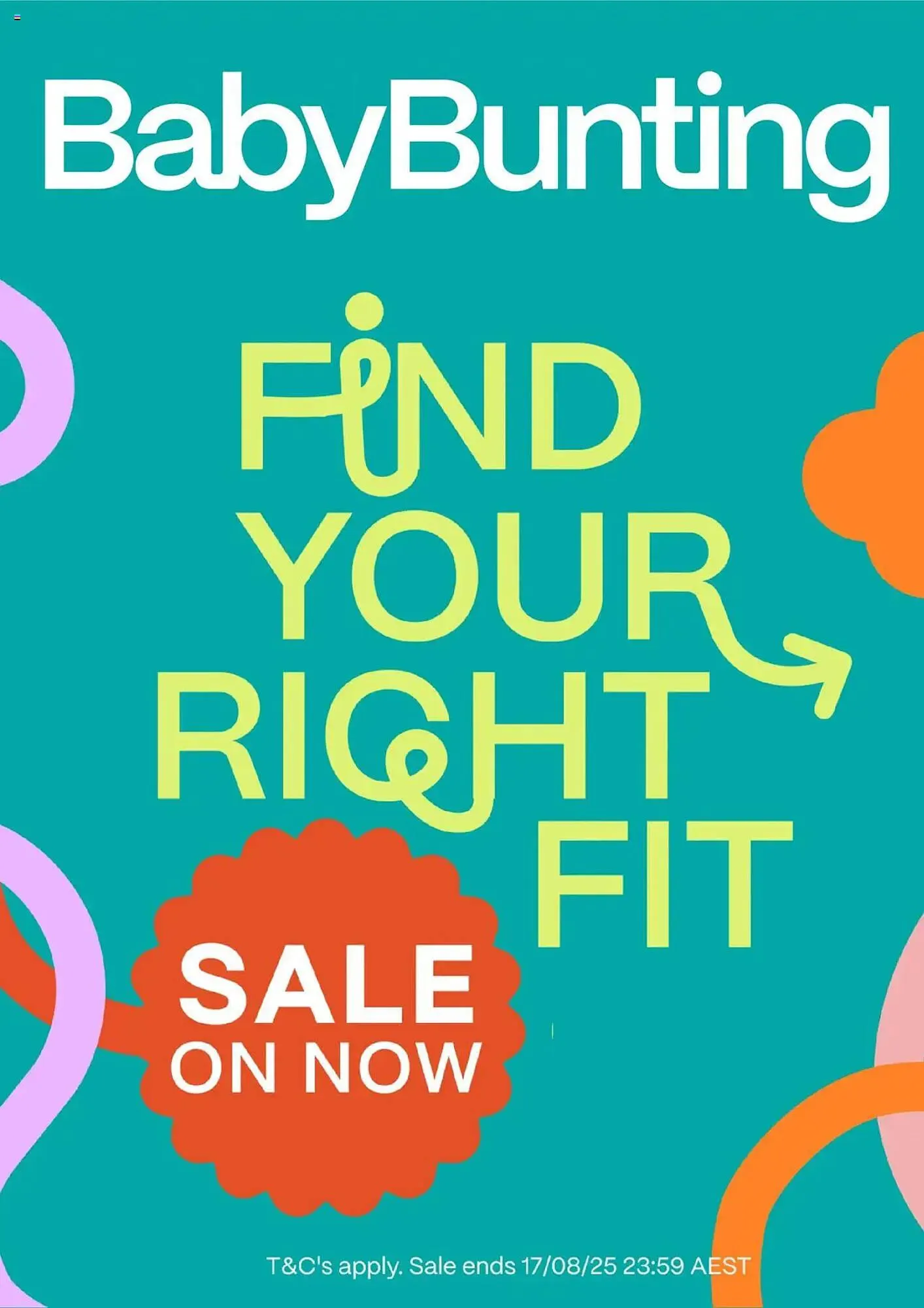 Baby Bunting catalogue - Catalogue valid from 11 August to 17 August 2025 - page 1