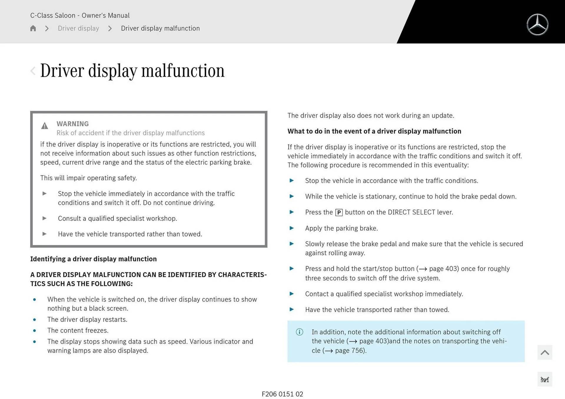 Mercedes-Benz catalogue - Catalogue valid from 28 April to 28 May 2025 - page 521