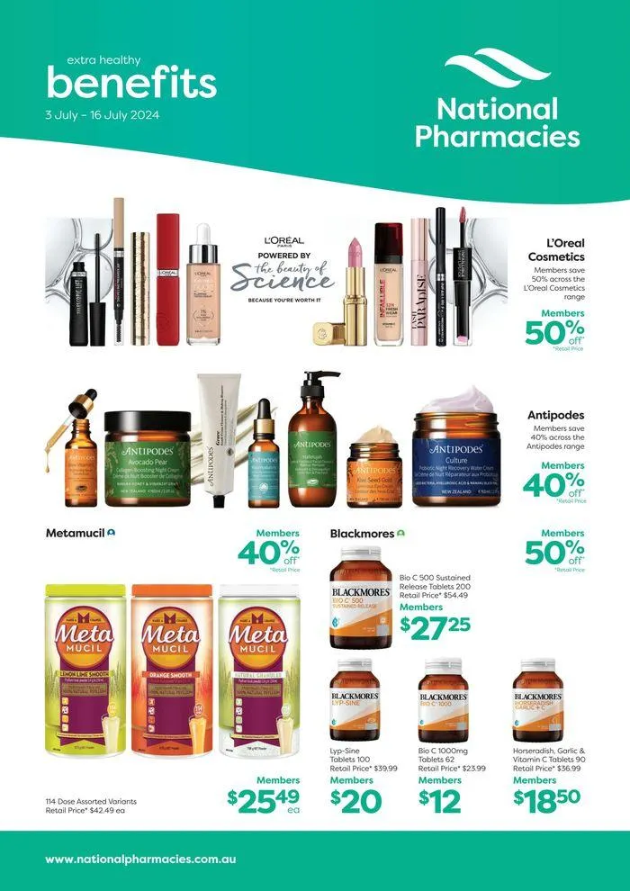 Extra Health Benefits July - 1