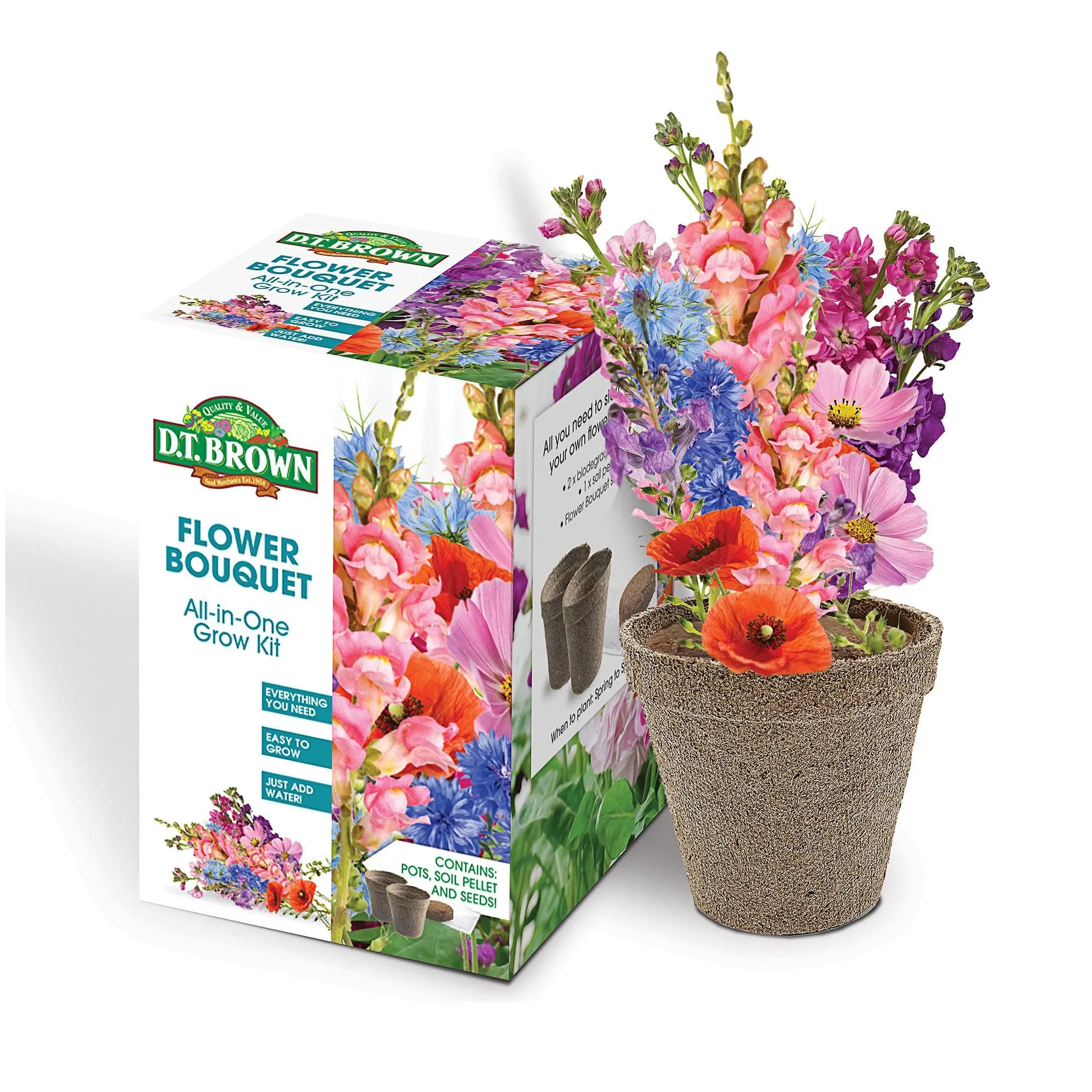 Grow Kit Bouquet Flowers