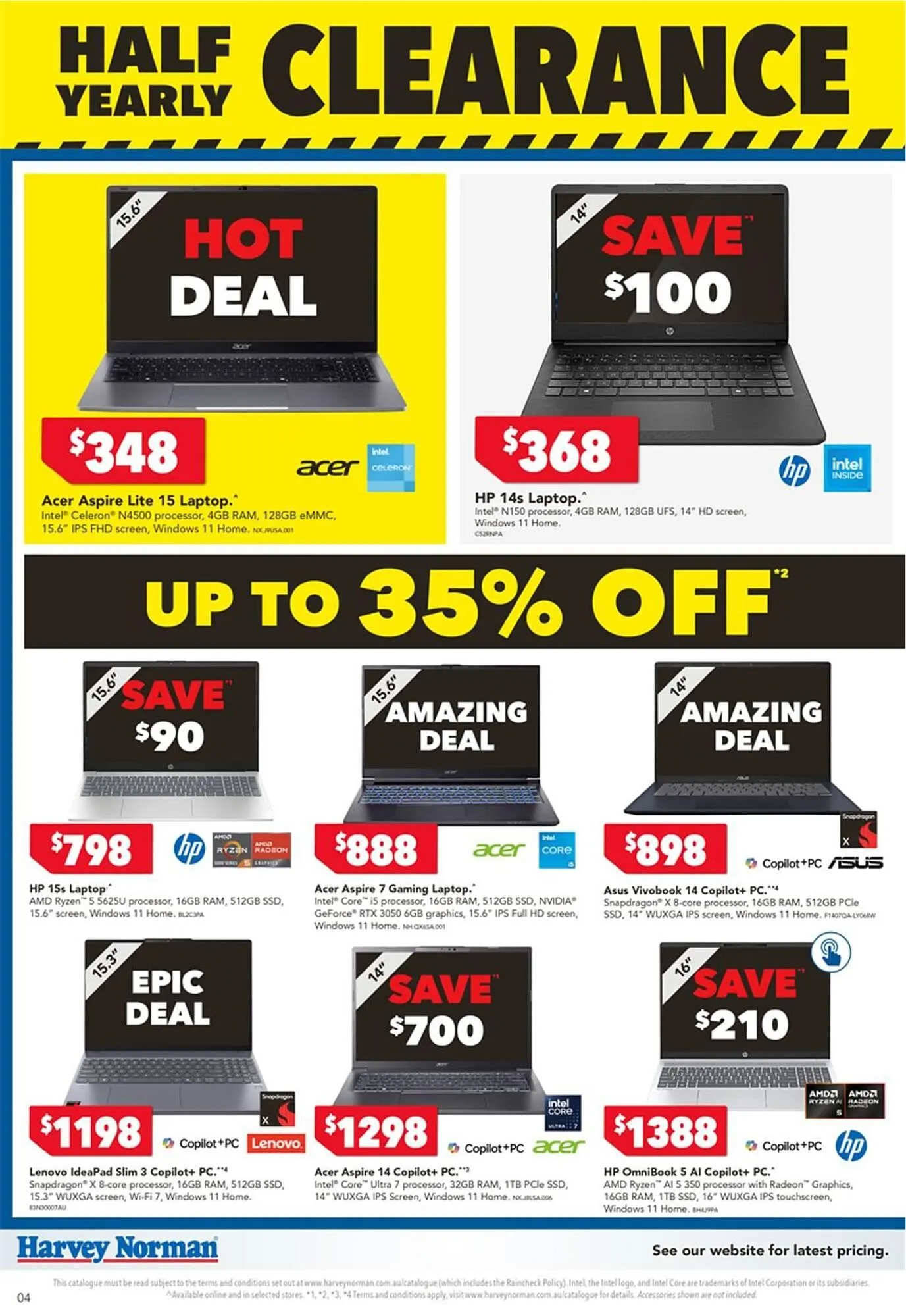 Harvey Norman catalogue - Catalogue valid from 3 January to 11 January 2026 - page 4