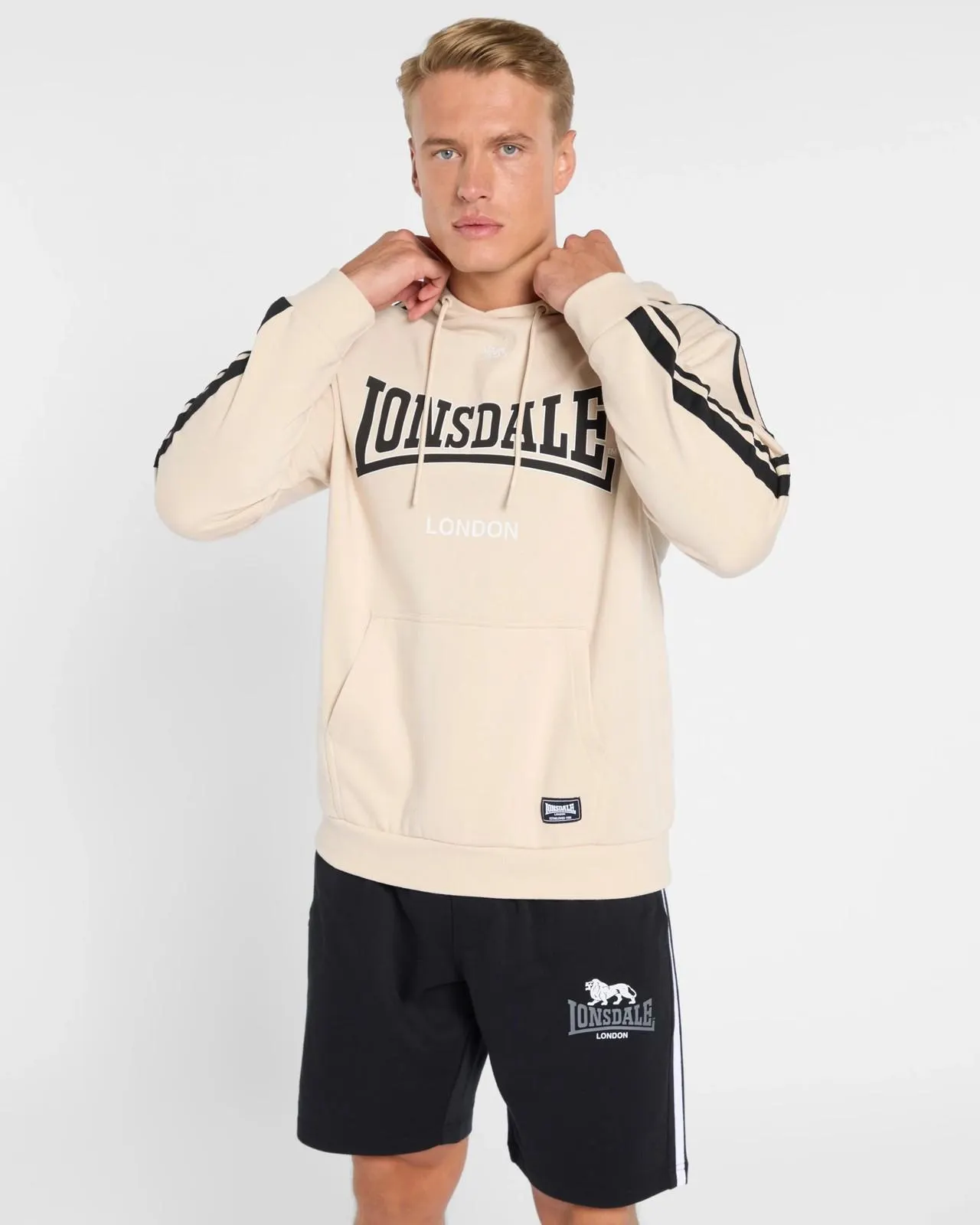 Lonsdale London Hoodie - Light Brown