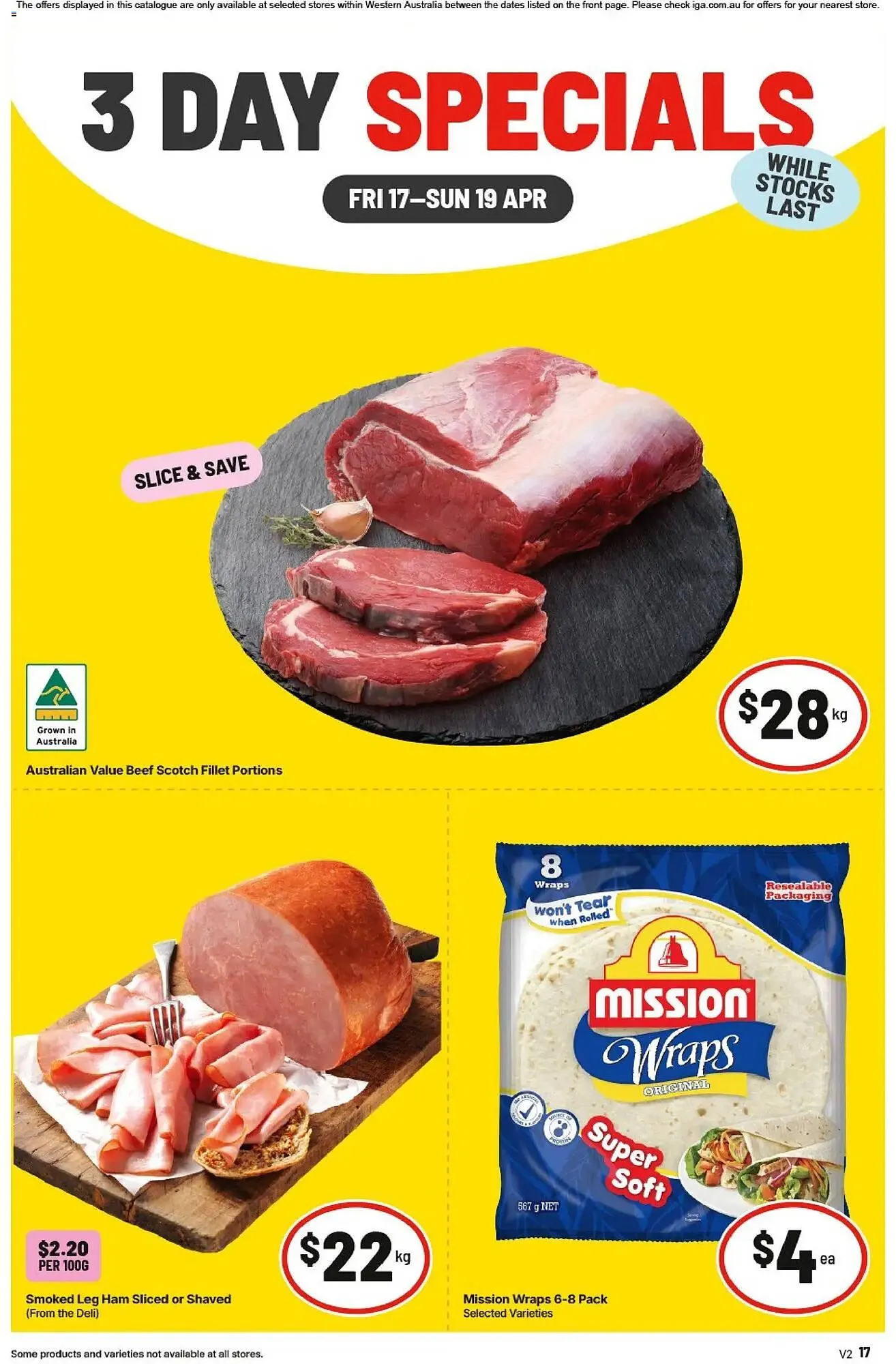IGA catalogue - Catalogue valid from 16 April to 19 April 2026 - page 1