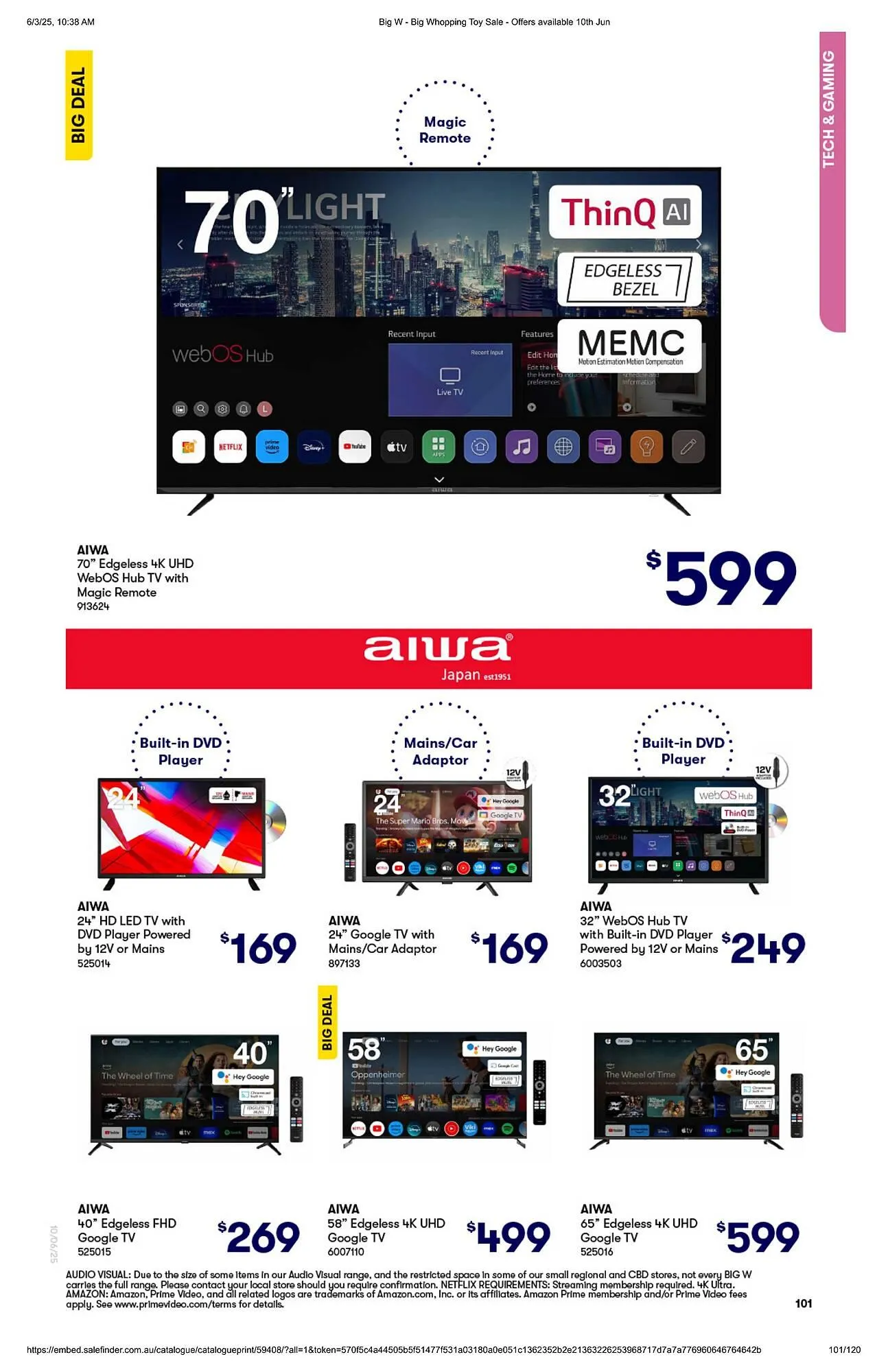 BIG W catalogue - Catalogue valid from 10 June to 9 July 2025 - page 101