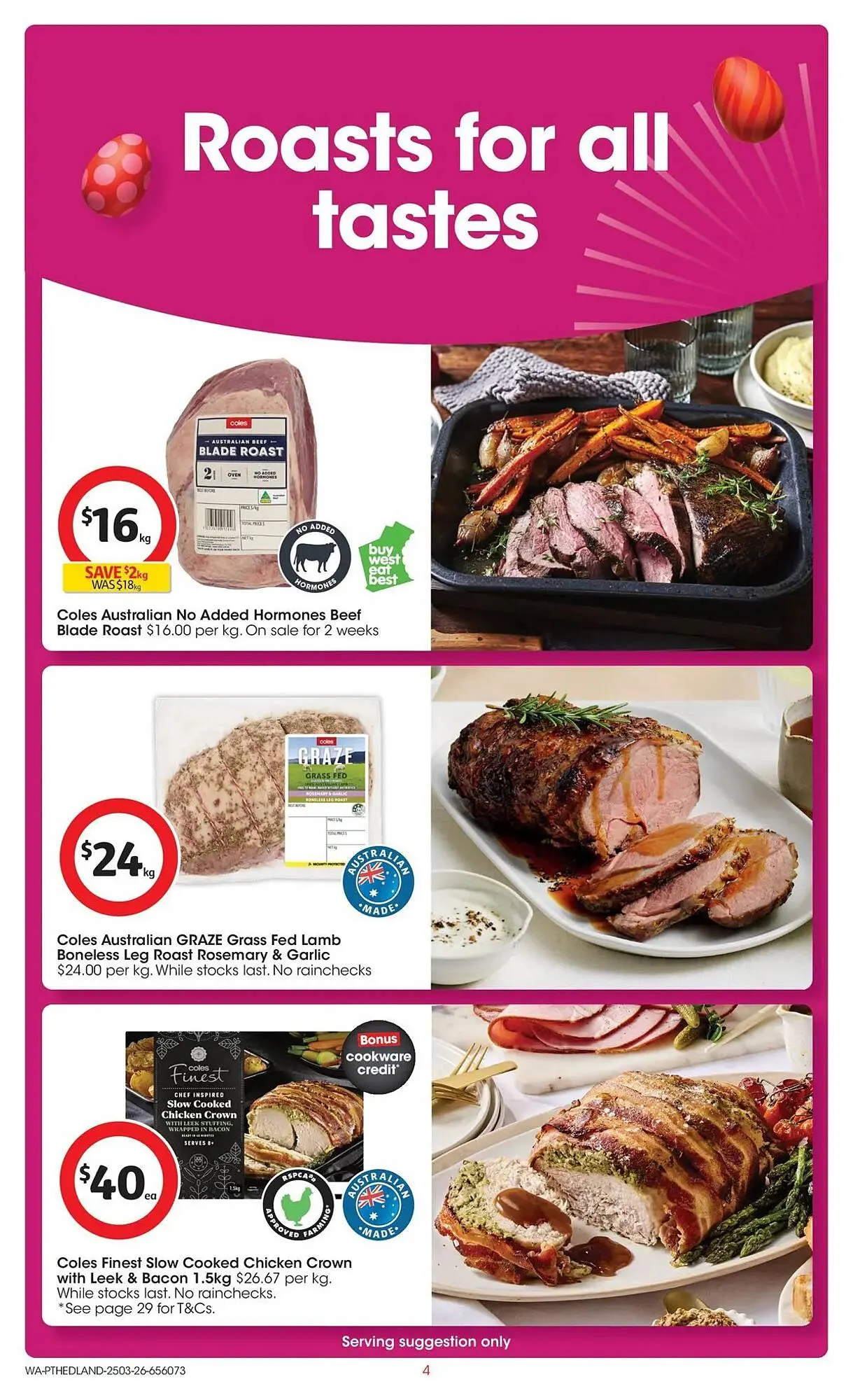 Coles catalogue - Catalogue valid from 25 March to 31 March 2026 - page 4