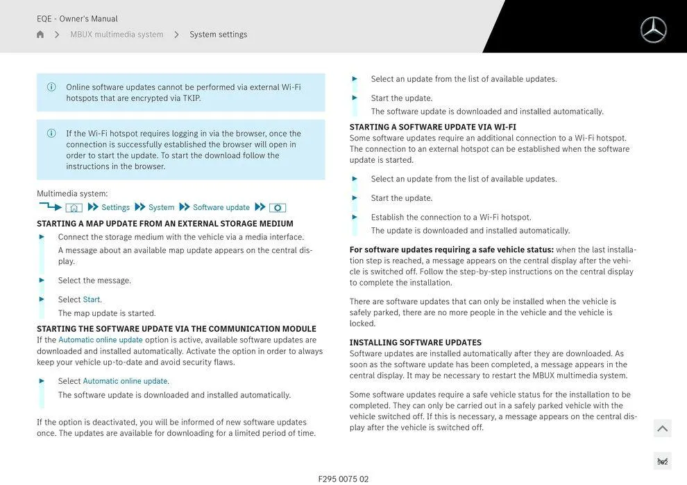 EQE Sedan - Catalogue valid from 11 September to 11 September 2025 - page 562