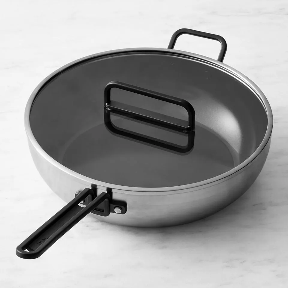 GreenPan™ Stanley Tucci™ Stainless Steel Ceramic Non-Stick 6.2 L. Essential Stanley Pan
