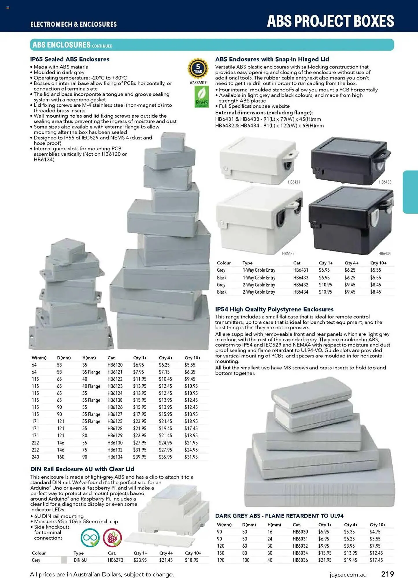 Jaycar Electronics catalogue - Catalogue valid from 8 July to 9 July 2026 - page 219