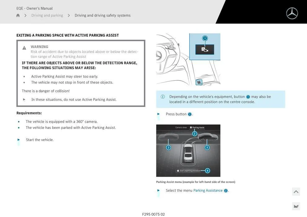 EQE Sedan - Catalogue valid from 11 September to 11 September 2025 - page 457
