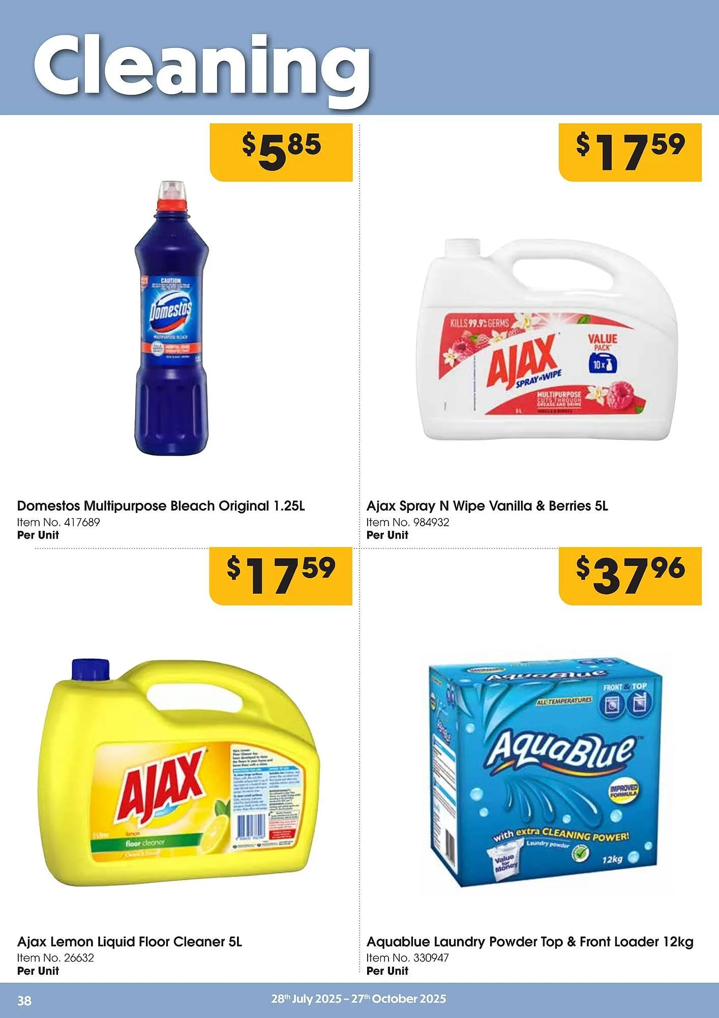 Campbells Wholesale catalogue - Catalogue valid from 28 July to 26 October 2025 - page 38