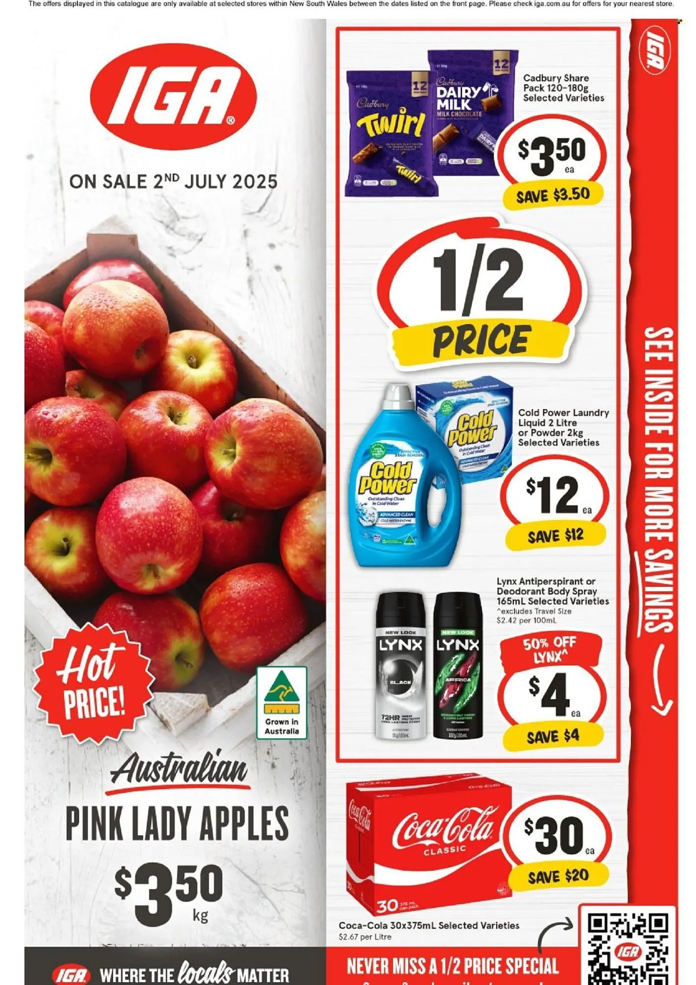 IGA catalogue - Catalogue valid from 2 July to 8 July 2025 - page 1