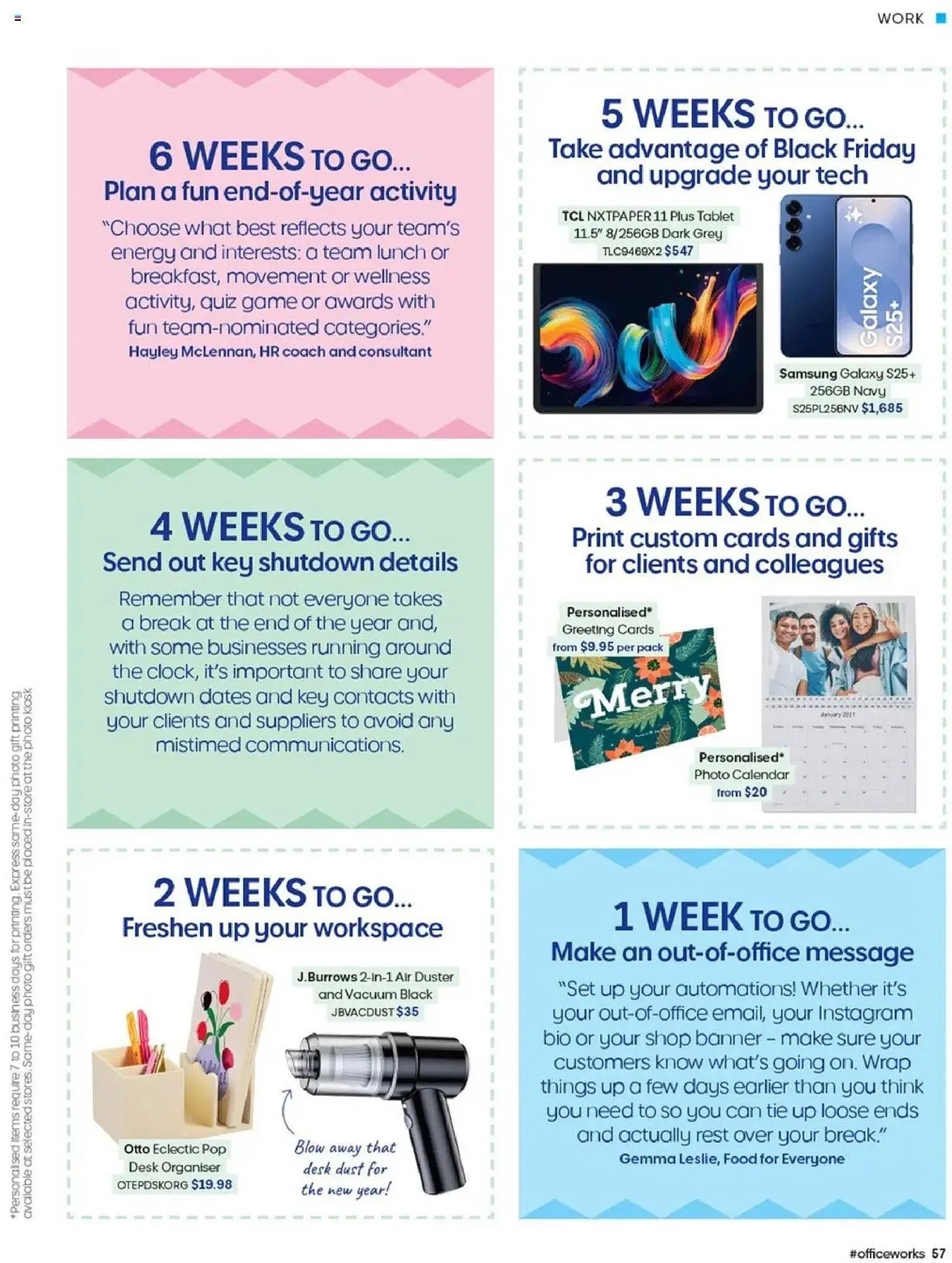 Officeworks catalogue - Catalogue valid from 12 October to 30 January 2026 - page 57