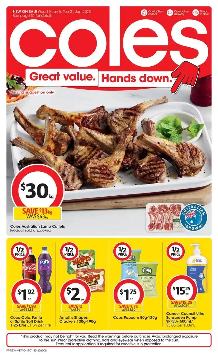 Great Value. Hands Down. - 15th January - Catalogue valid from 15 January to 21 January 2025 - page 1