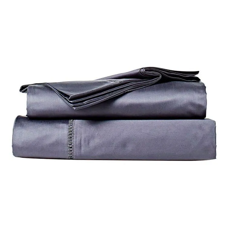 Ramesses 1100 Thread Count Egyptian Cotton Sheet Set Charcoal